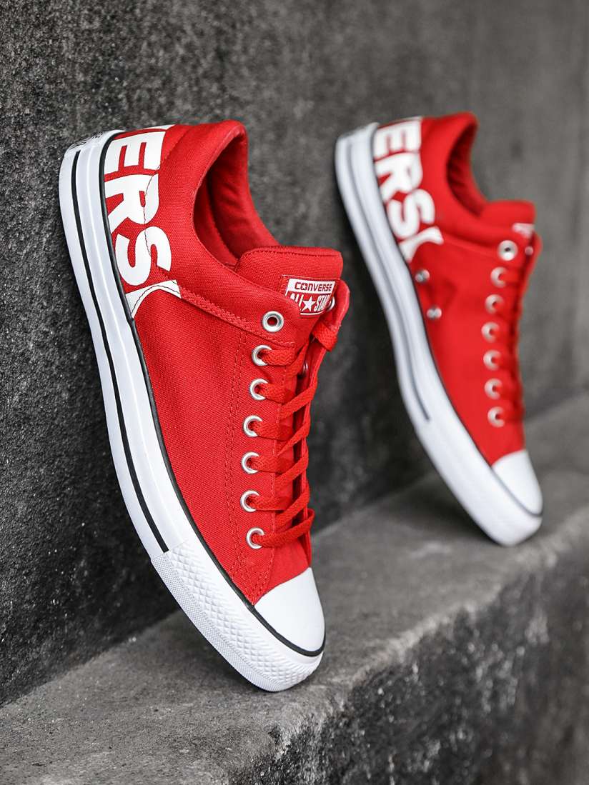 Buy Converse Men Red Printed Sneakers Casual Shoes for Men 2419505 Myntra