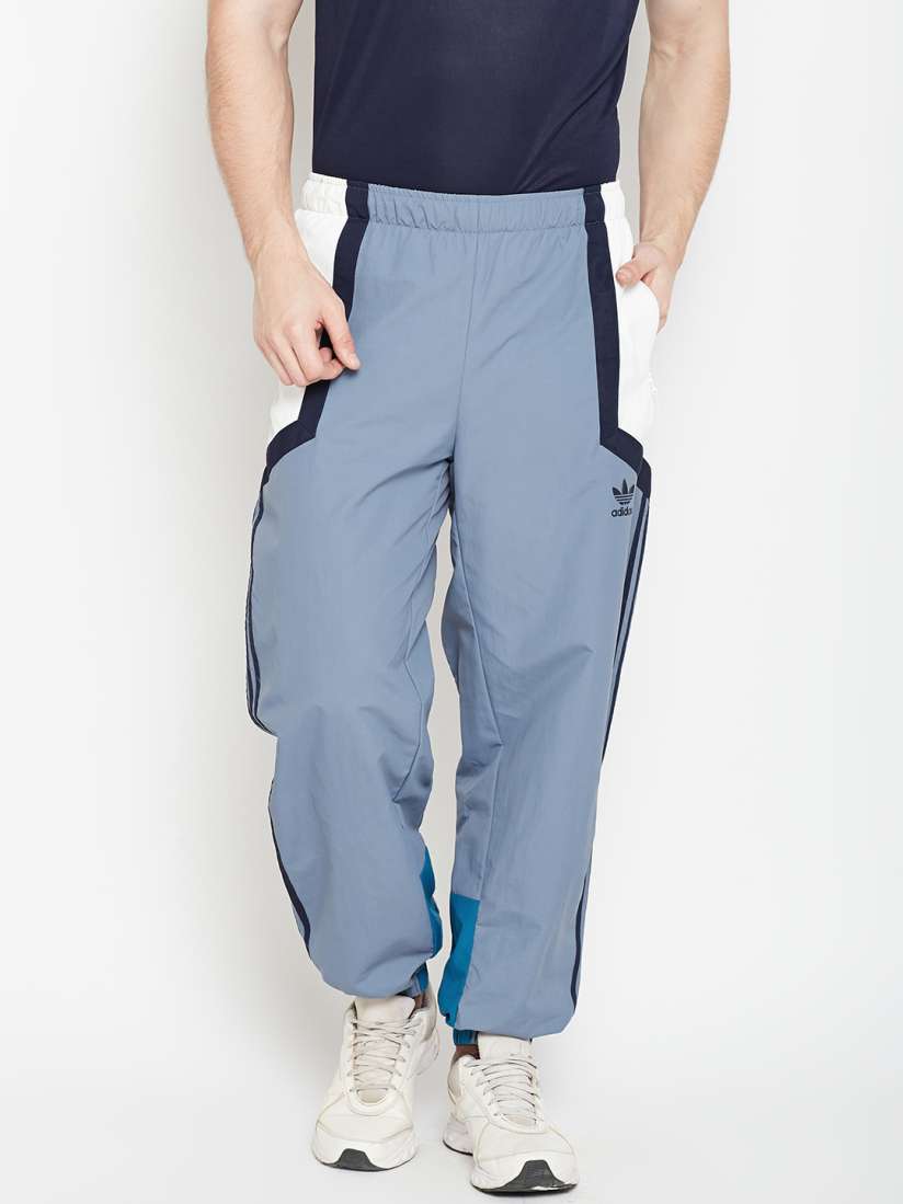 Buy ADIDAS Originals Men Blue White Colourblocked Nova Wind Joggers Track Pants for Men 2419689 Myntra