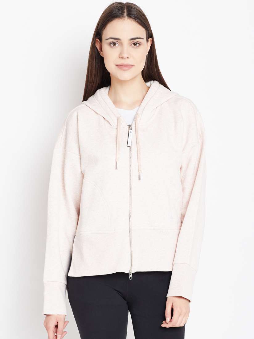 Buy Stella McCartney By Adidas Pink Essential Hooded Sweatshirt Sweatshirts for Women 2419700 Myntra