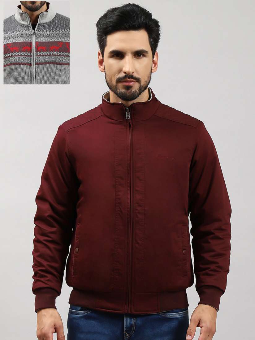 Men's reversible lightweight cotton bomber hot sale