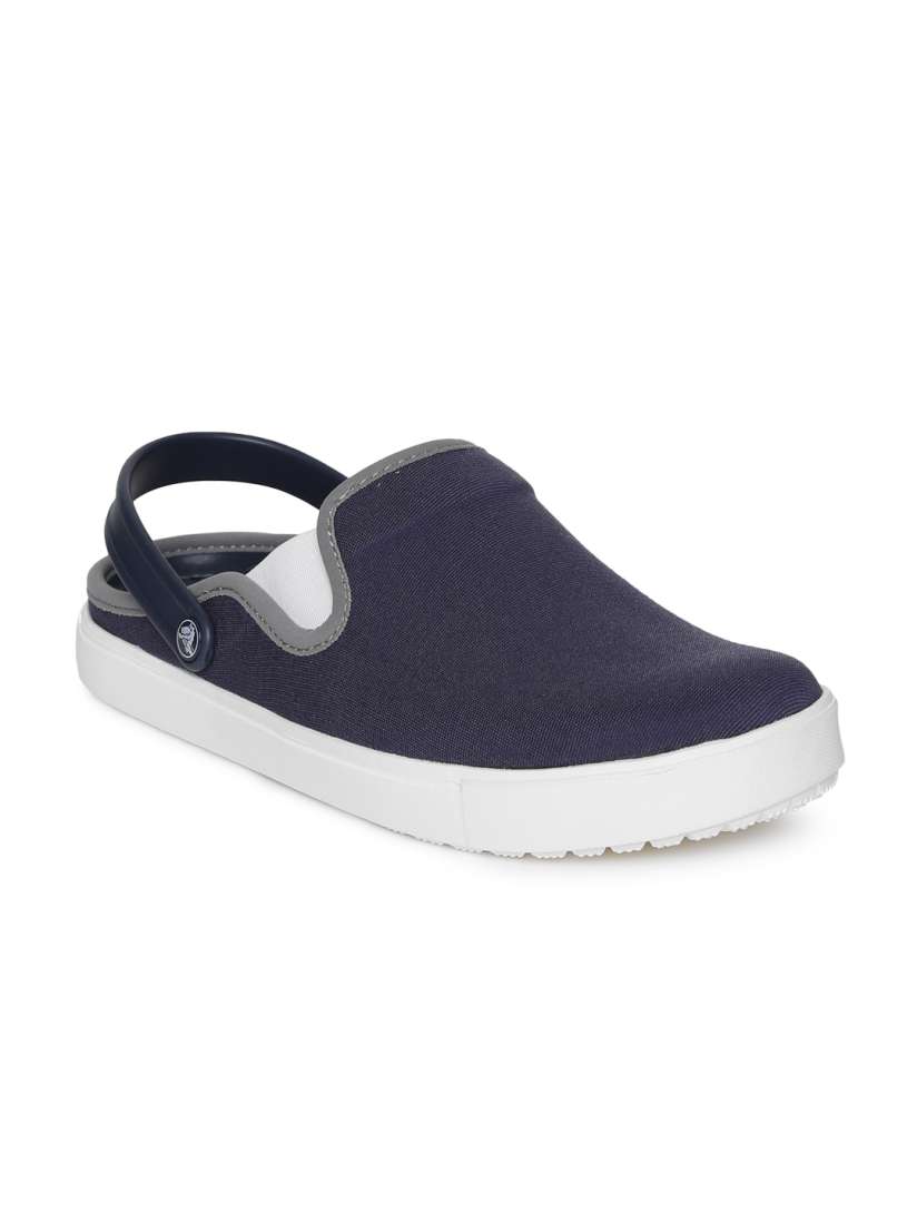 Buy Crocs Unisex Navy Blue Solid CitiLane Canvas Clogs Flip Flops for Unisex 2420916 Myntra