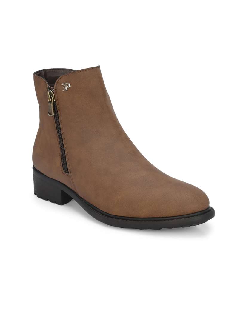 Buy El Paso Women Mid Top Block Heel Regular Boots Boots for Women 24209556 Myntra