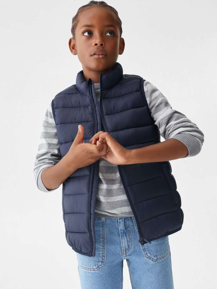 Buy Mango Kids Boys Sleeveless Padded Jacket Jackets for Boys 24213144 Myntra