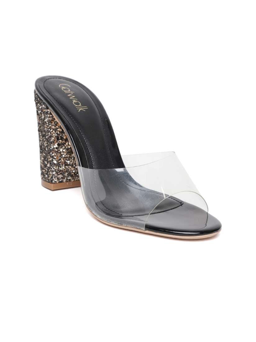 Buy Catwalk Women Transparent Solid Sandals Heels for Women 2421953 Myntra