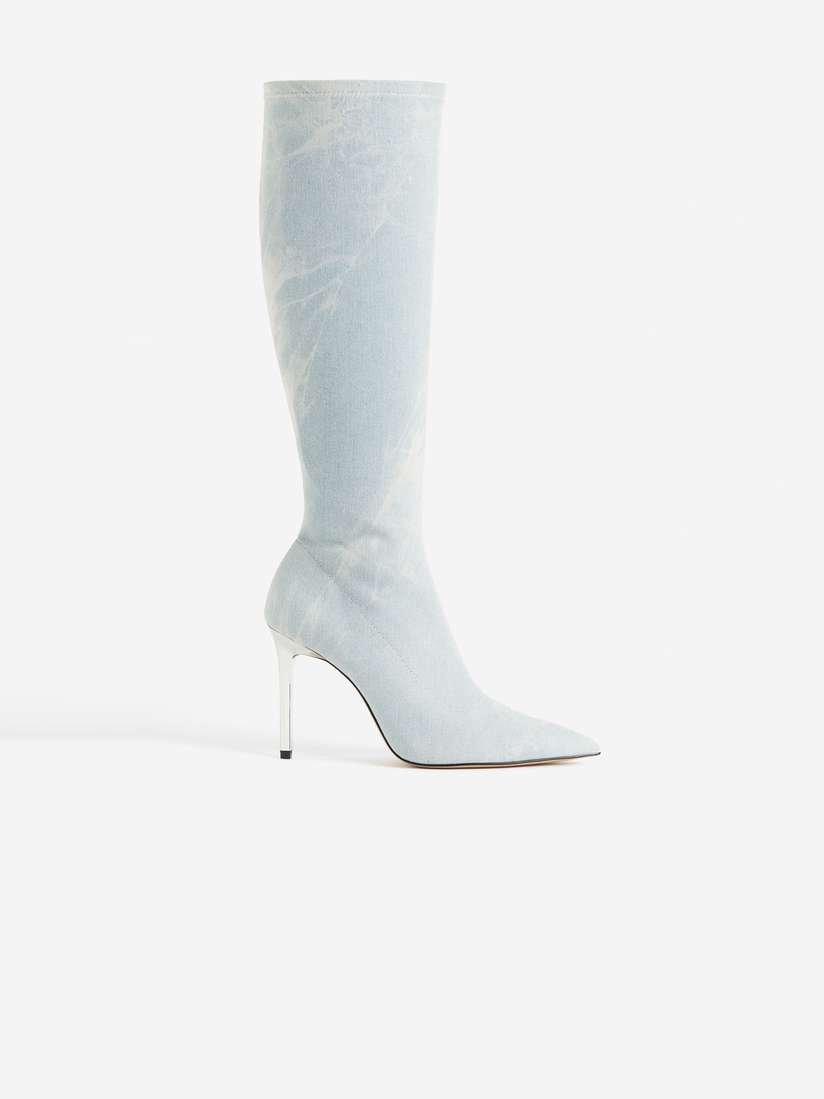 H&m Knee High Heeled Boots Buy H&M Knee-high Heeled Boots 2025 - Main Image