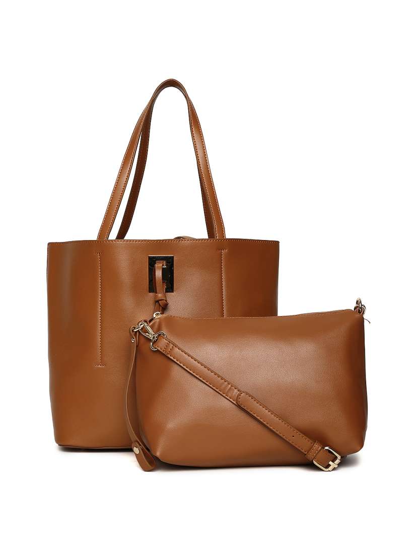 Buy Van Heusen Brown Solid Shoulder Bag Handbags for Women 2422657 Myntra