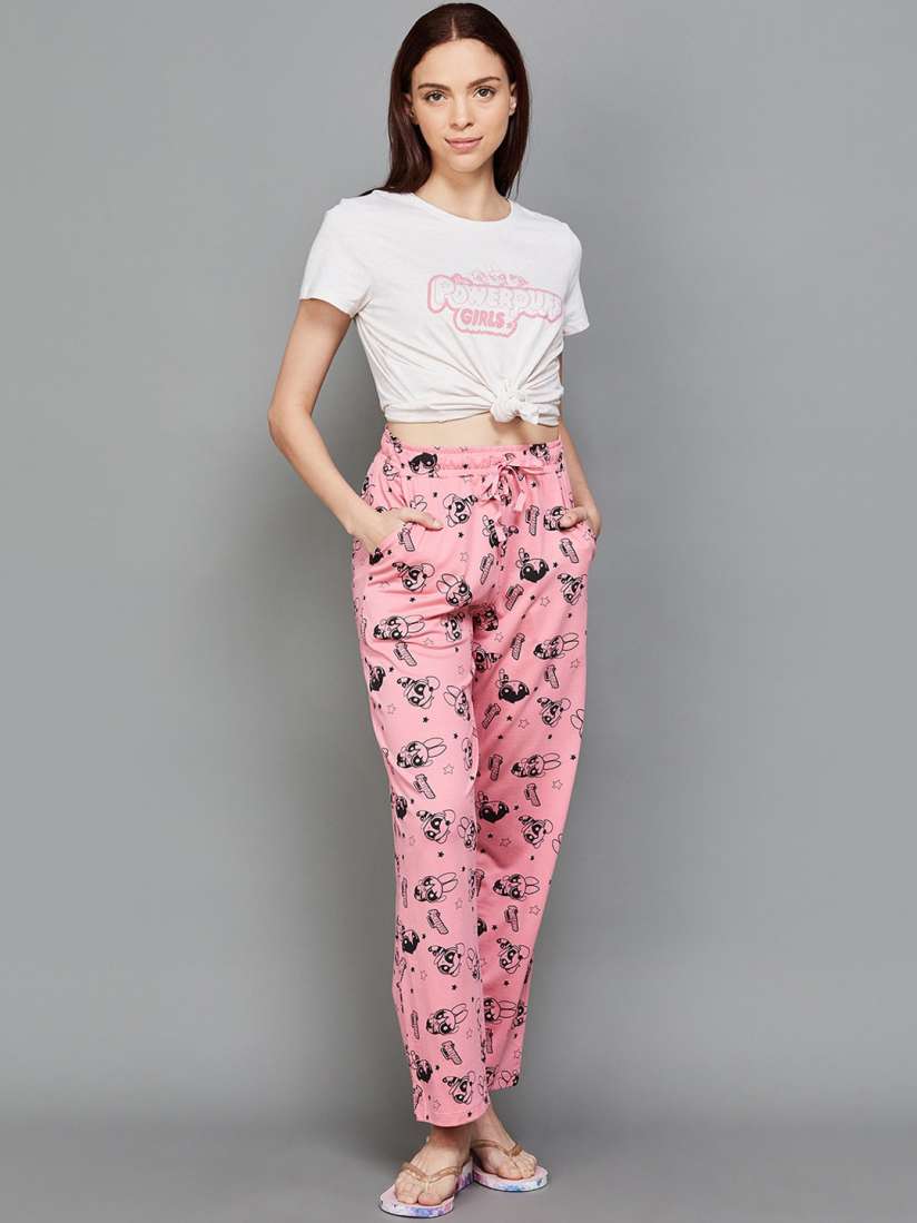 Buy Ginger by Lifestyle Printed Pure Cotton Night Suit Night suits for Women 24234262 Myntra