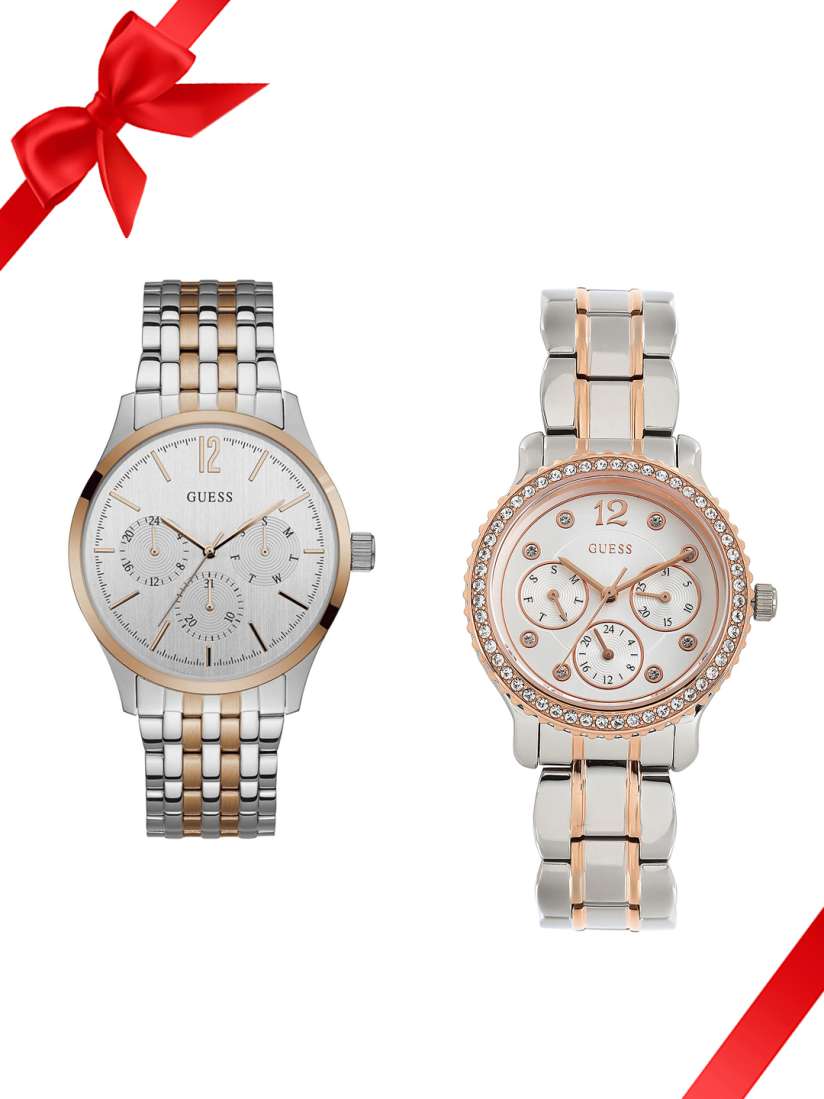 Buy GUESS Set of 2 His Her Watches Watches for Women 2423432 Myntra