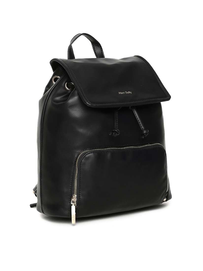 Allen solly black backpack 2025