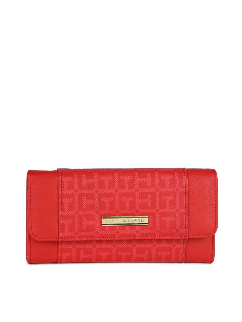 Buy Tommy Hilfiger Women Red Printed Three Fold Wallet Wallets for Women 2423499 Myntra