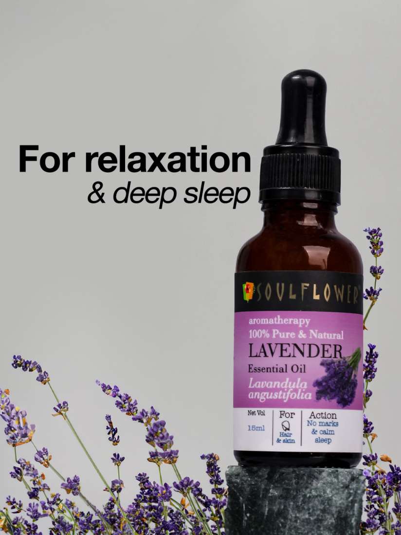 Buy Soulflower Lavender Essential Oil for Hair Growth 15ml Hair Oil for Unisex 2424227 Myntra