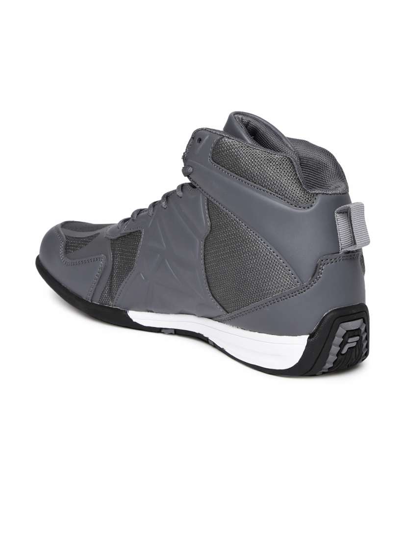 Buy FILA Men Grey Dynamo High Top Sneakers Casual Shoes for Men 2424466 Myntra
