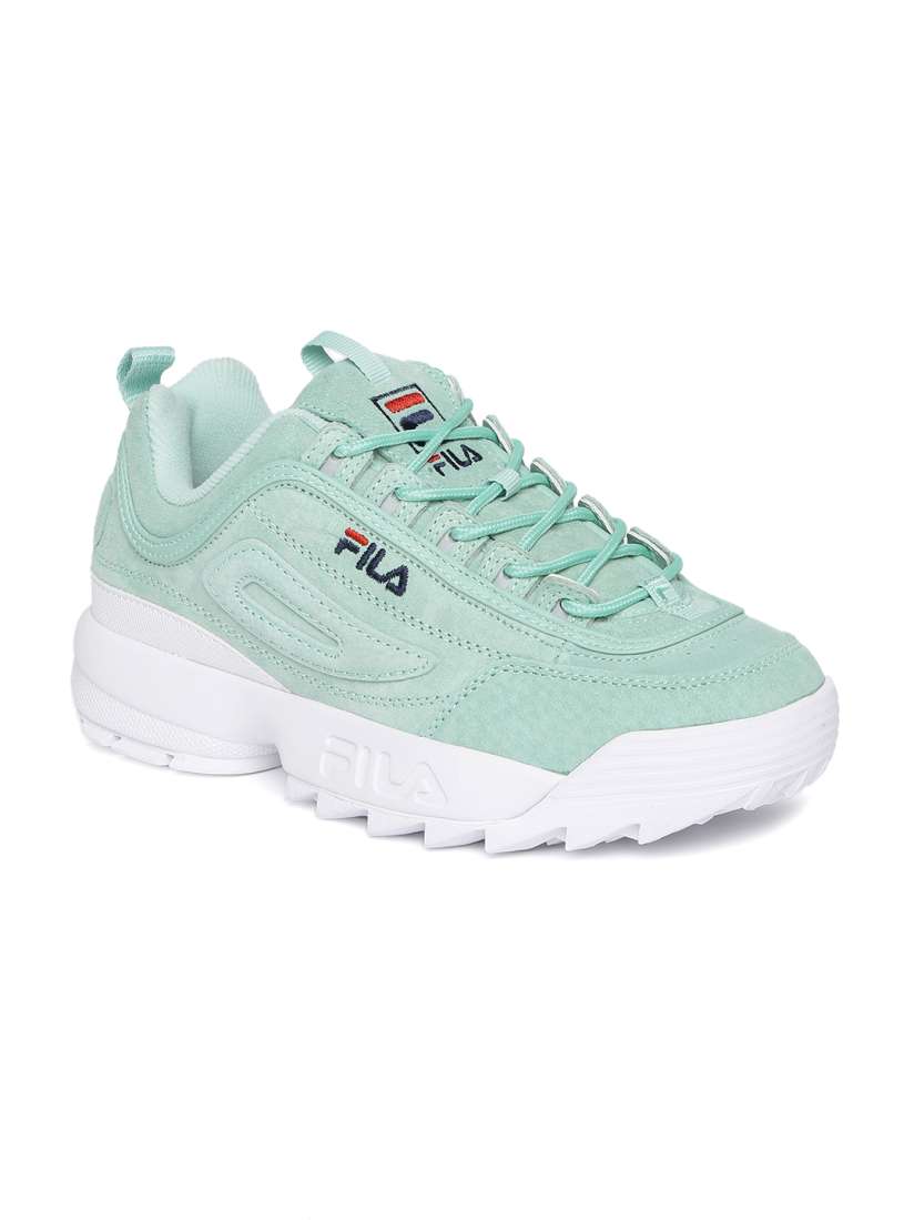 Buy FILA Women Green Disruptor II Sneakers Casual Shoes for Women 2424474 Myntra