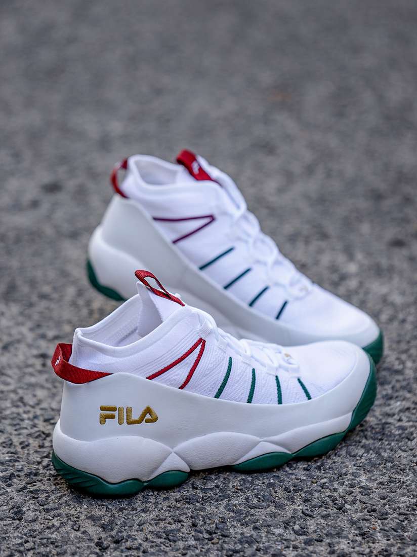 Buy FILA Men White Solid Leather Mid Top Spaghetti Knit Sneakers Casual Shoes for Men 2424490 Myntra