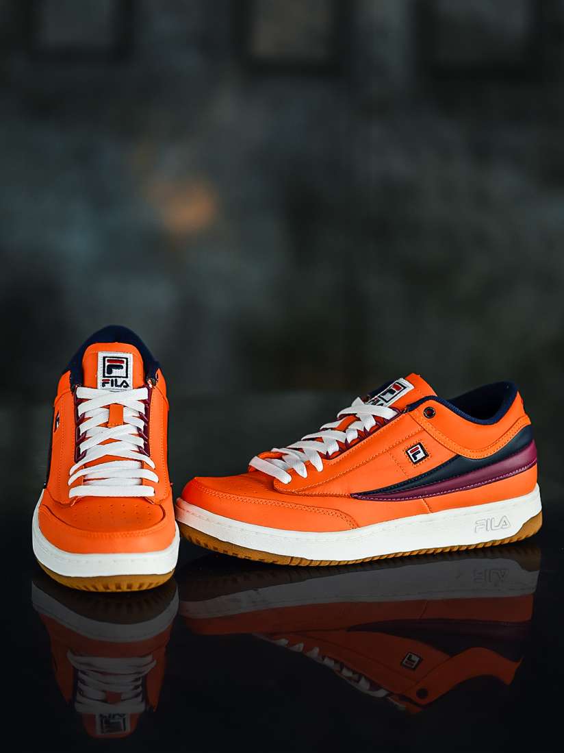 Buy FILA Men Orange T 1 Mid Sneakers Casual Shoes for Men 2424505 Myntra