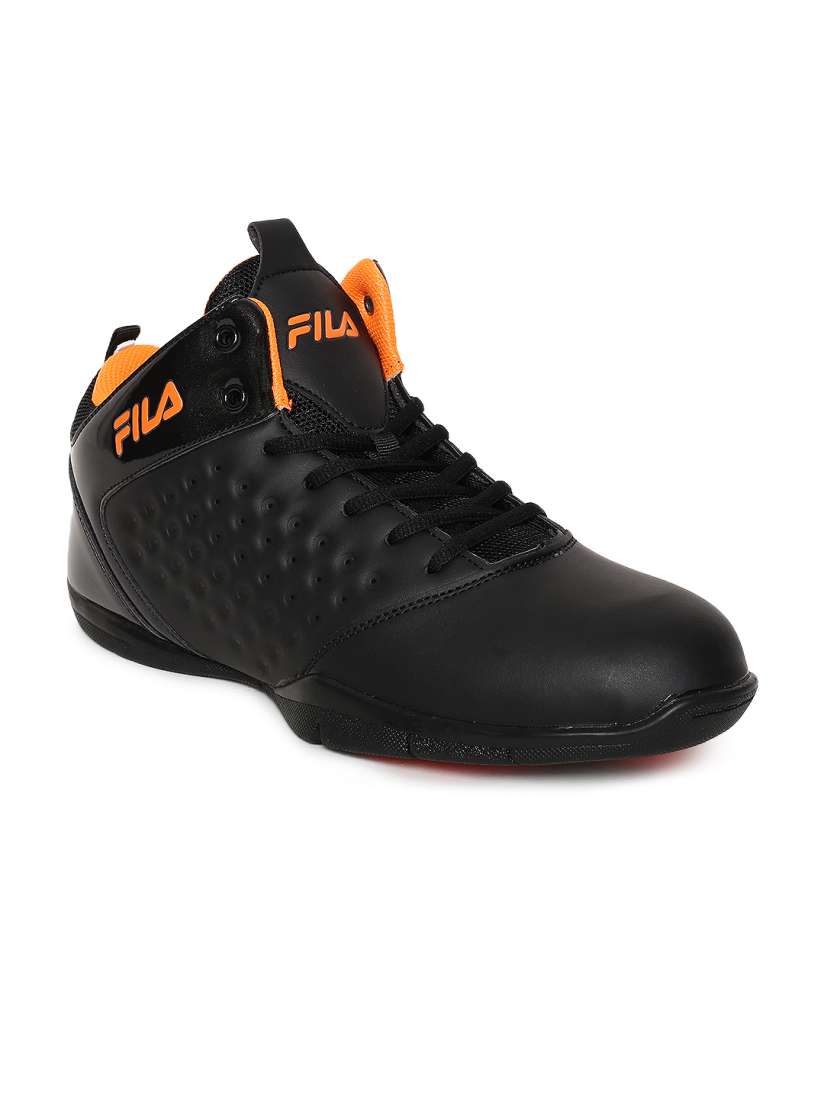 Buy FILA Men Black Synthetic Mid Top ELITE 2 Basketball Shoes Sports Shoes for Men 2424586 Myntra