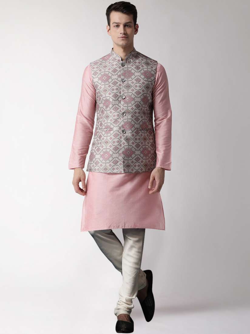 Buy KISAH Regular Kurta With Churidar Kurta Sets for Men 24246090 Myntra