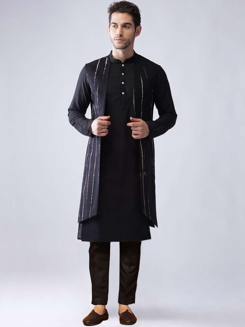 Kurta pajama with jacket myntra on sale