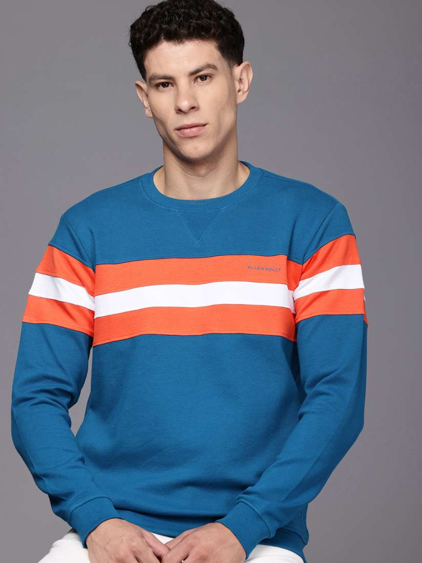 Buy Allen Solly Sport Striped Sweatshirt Sweatshirts for Men 24246294 Myntra