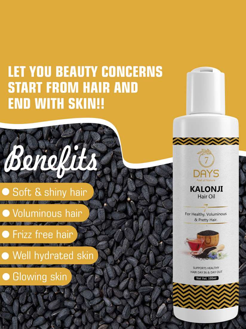 Buy 7 DAYS Kalonji Hair Oil 100 ml Hair Oil for Unisex 24251538 Myntra
