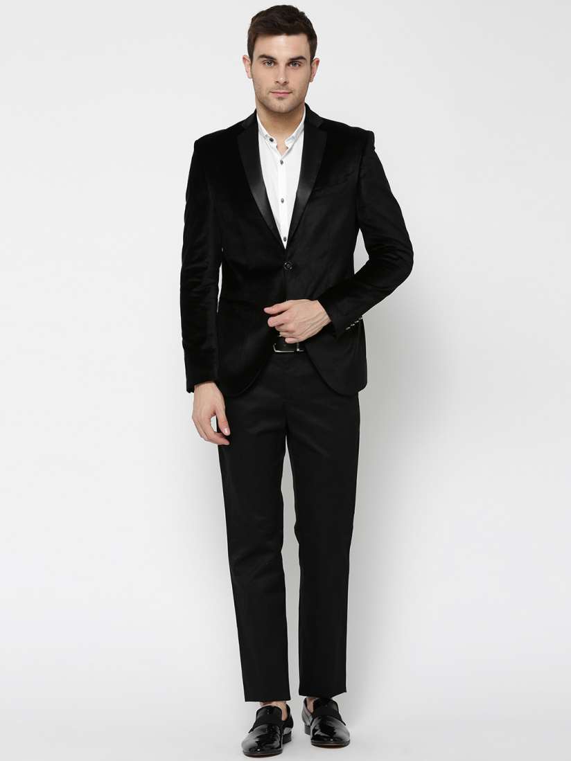 Blackberry velvet blazer sales
