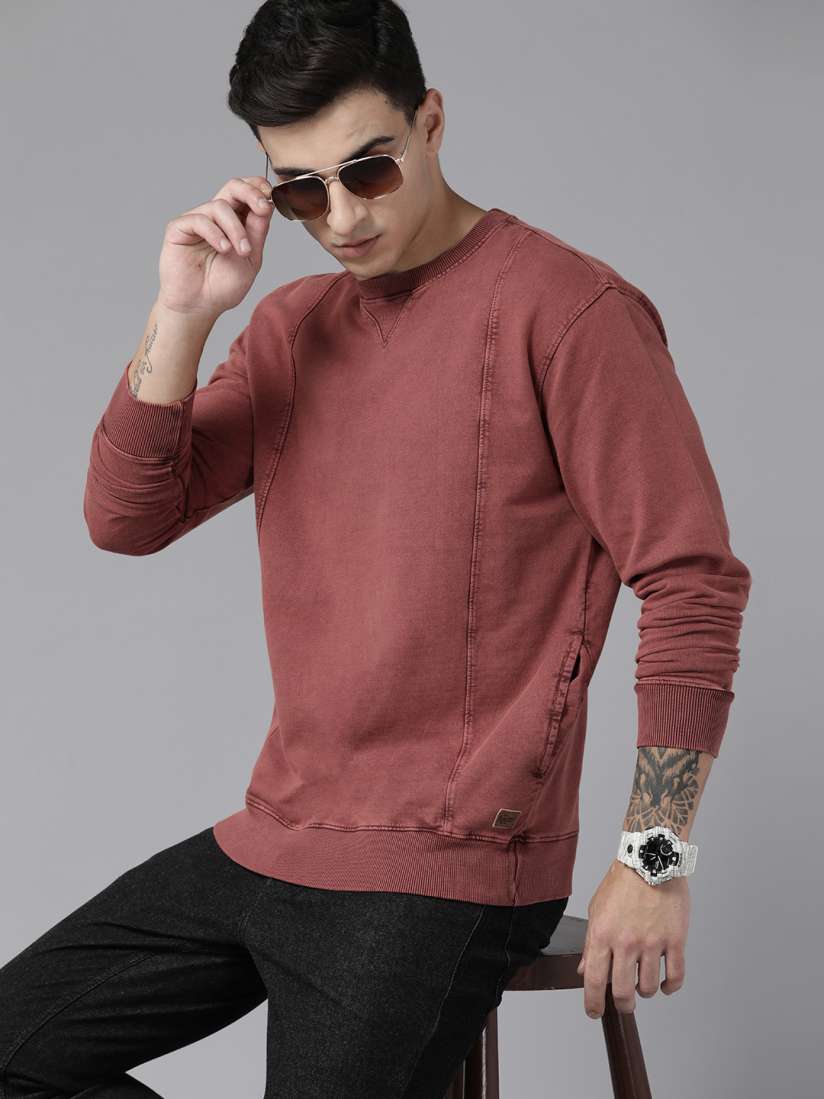 Buy Roadster Men Solid Sweatshirt Sweatshirts for Men 24256348 Myntra