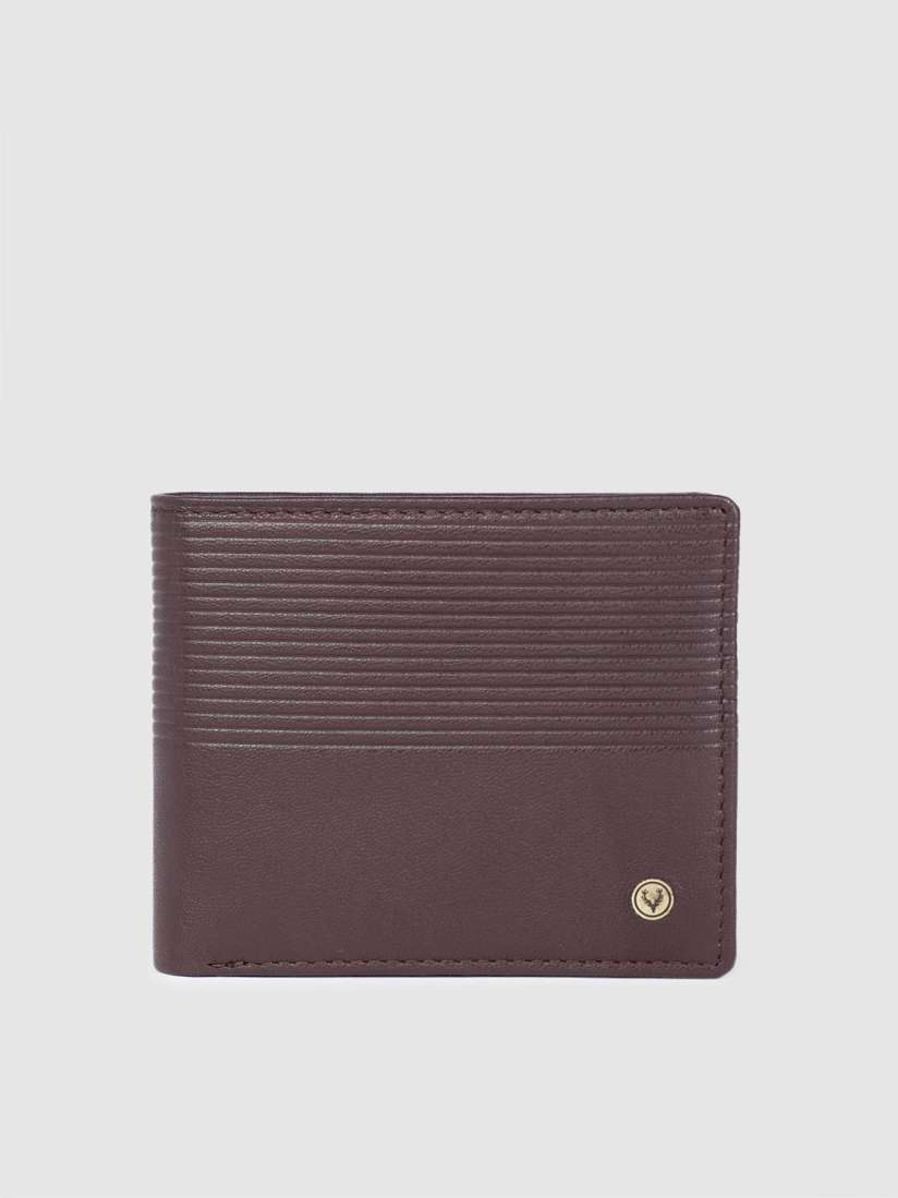 Buy Allen Solly Men Striped Leather Two Fold Wallet Wallets for Men 24261194 Myntra