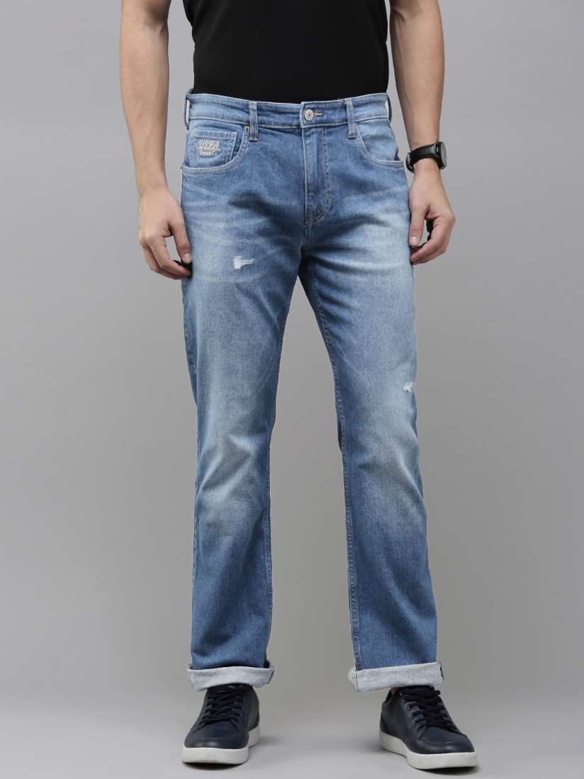 Buy U.S. Polo Assn. Denim Co. Men Slim Fit Low Distress Heavy Fade Stretchable Jeans Jeans for Men 24265346 Myntra