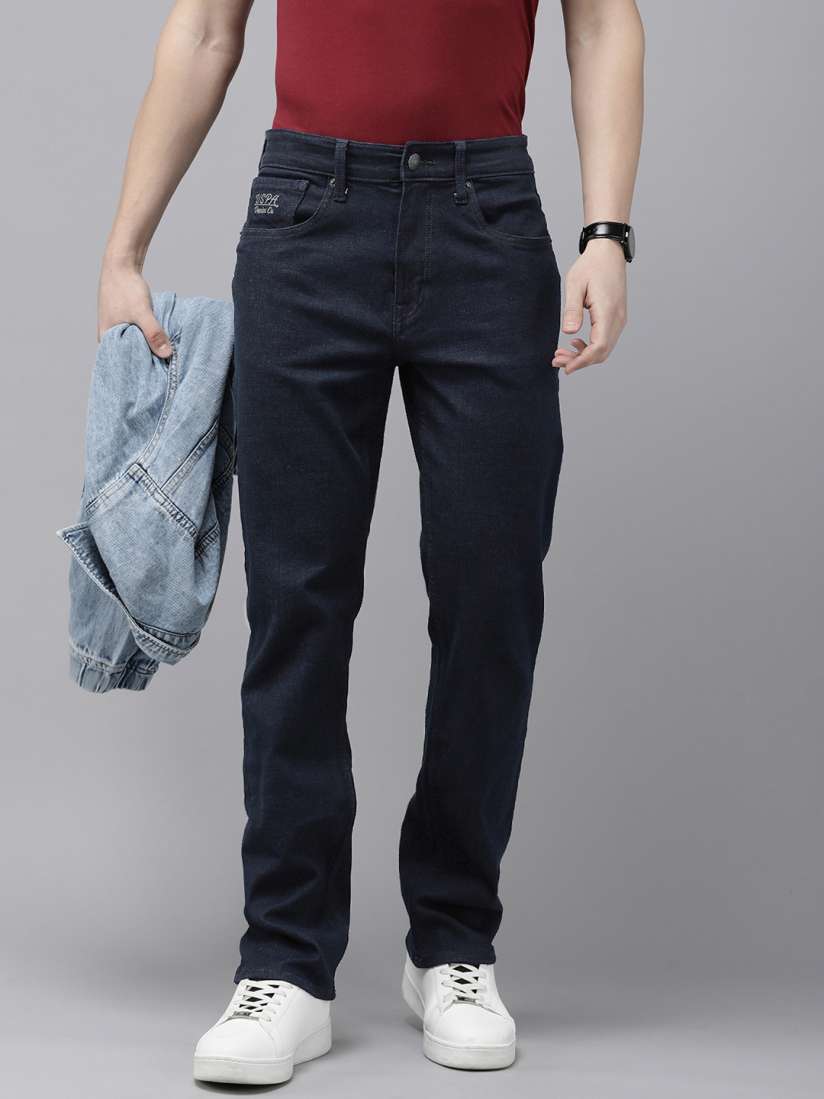 Buy U.S. Polo Assn. Denim Co. Men Harold Slim Straight Fit Stretchable Jeans Jeans for Men 24265384 Myntra