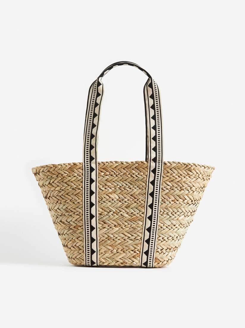 H&m straw handbags online