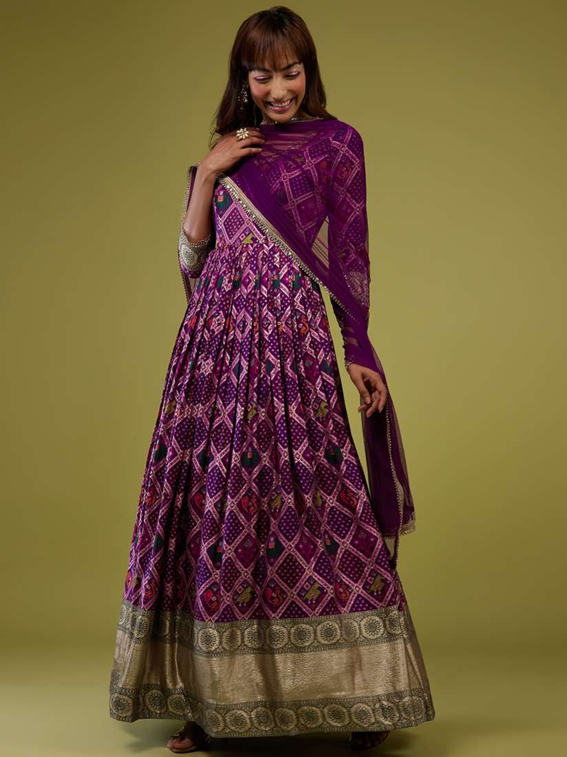 Anarkali gown myntra online