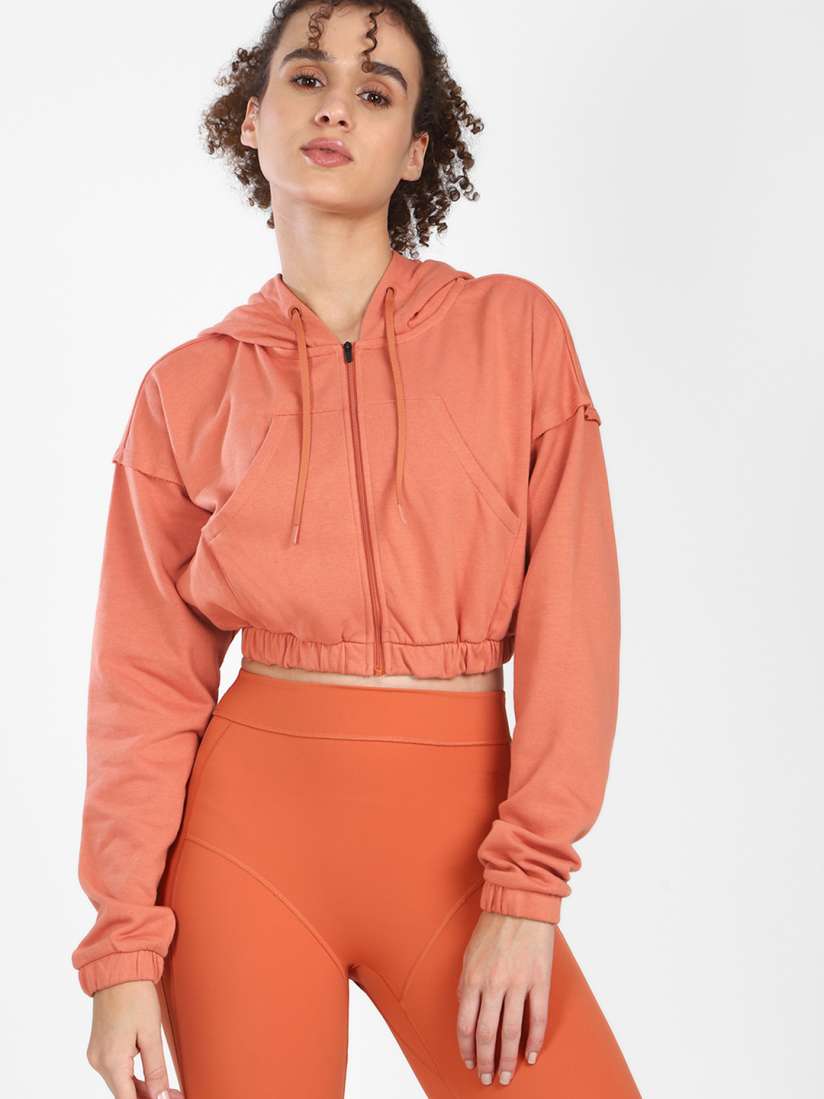 Buy Gymshark Women Hooded Training Crop Sweatshirt Sweatshirts for Women 24273362 Myntra