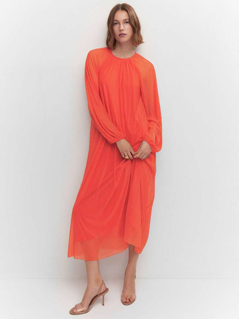 Buy MANGO Solid A Line Midi Dress Dresses for Women 24286906 Myntra