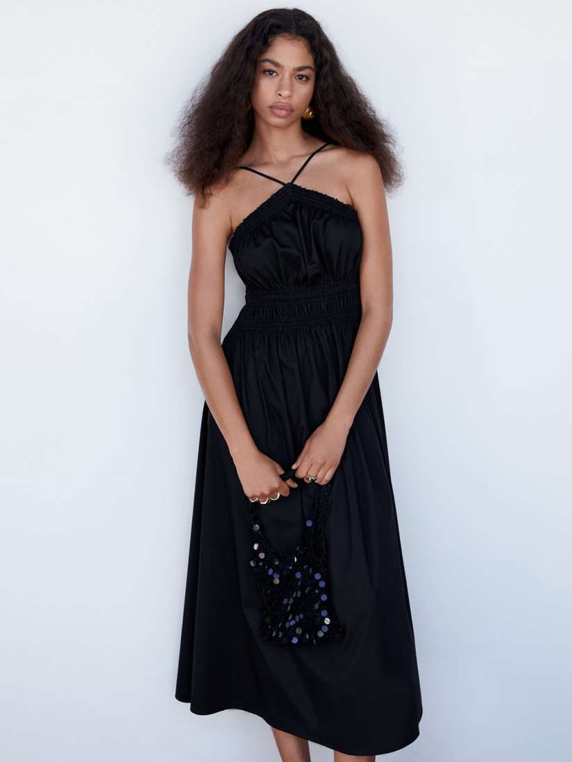 Mango halter dress outlet