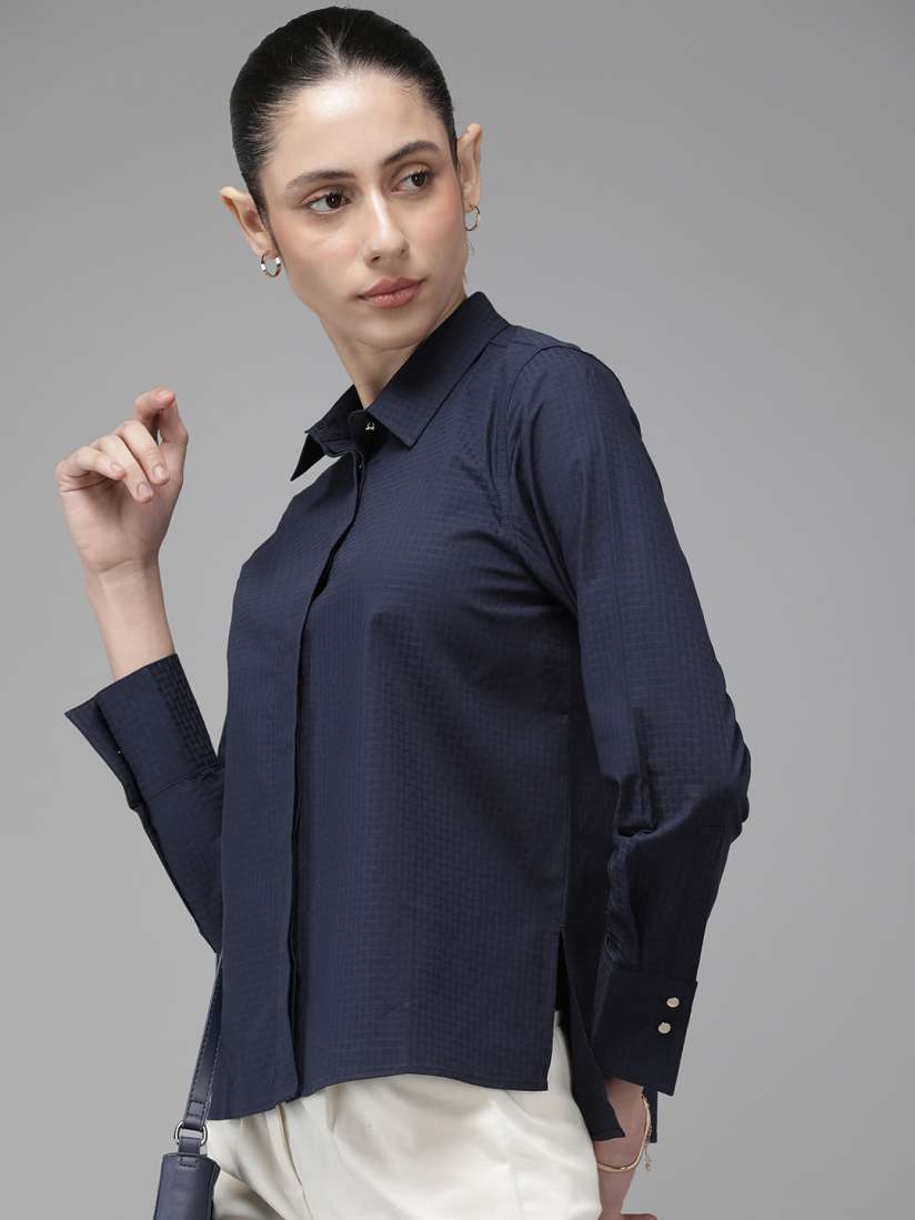 Van heusen casual shirts hot sale