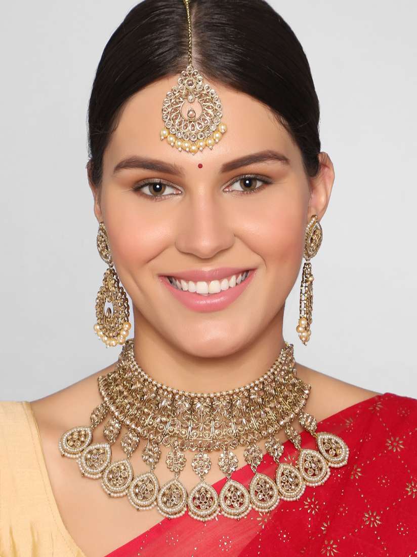 Myntra bridal jewellery set shop