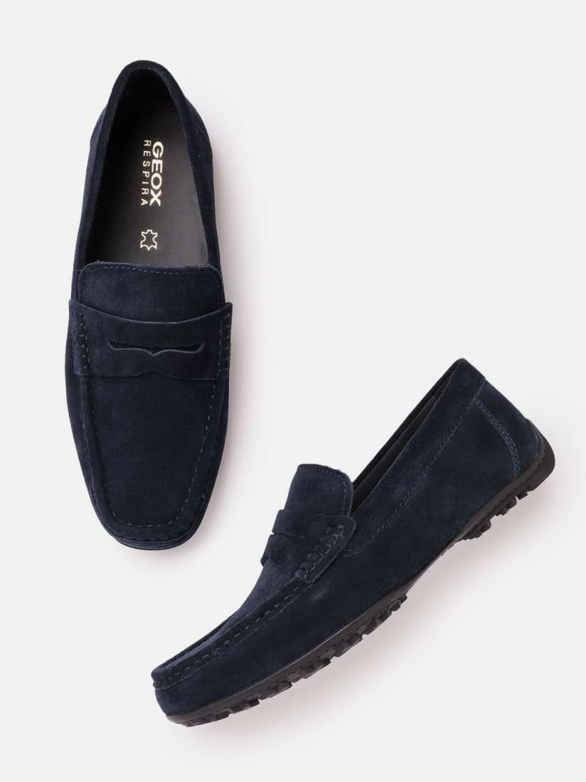 Geox navy loafers store