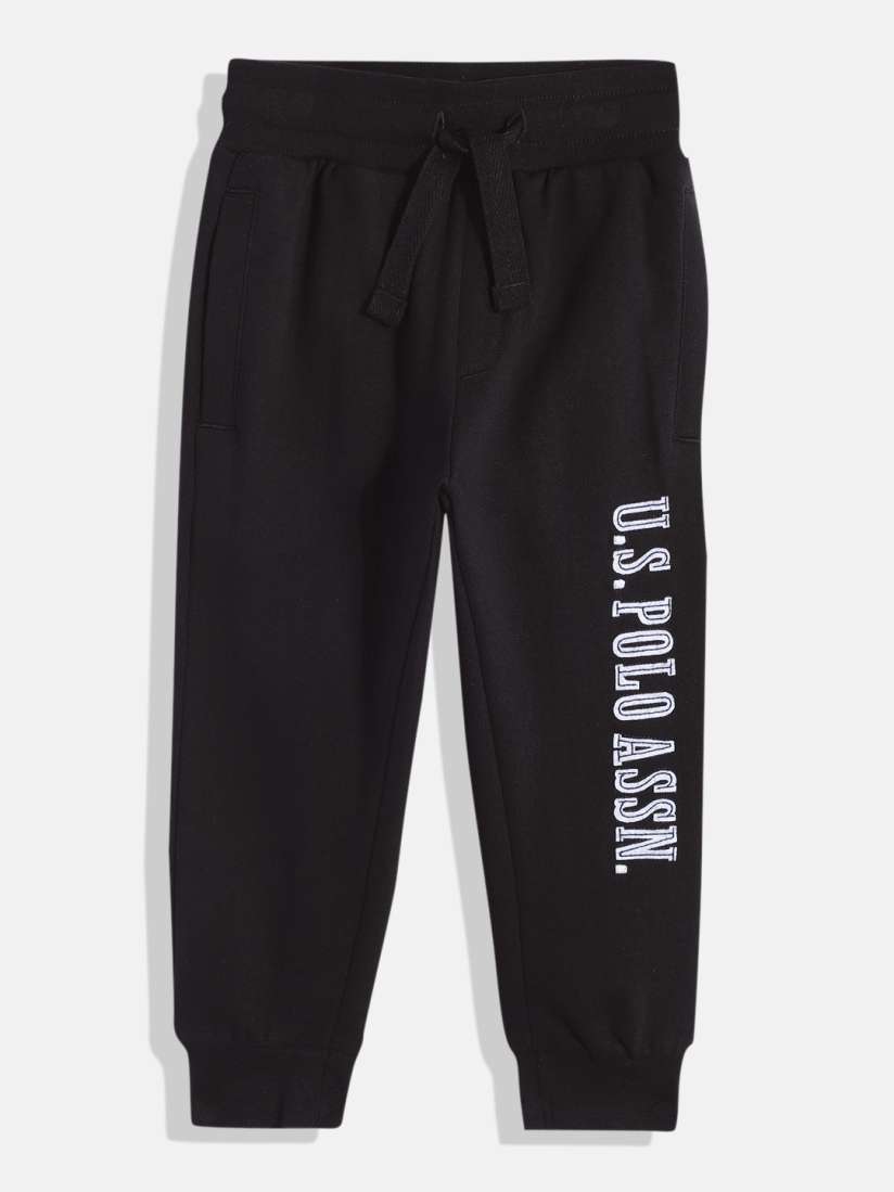 Buy U.S. Polo Assn. Kids Boys Pure Cotton Joggers with Brand Logo Applique Track Pants for Boys 24293242 Myntra