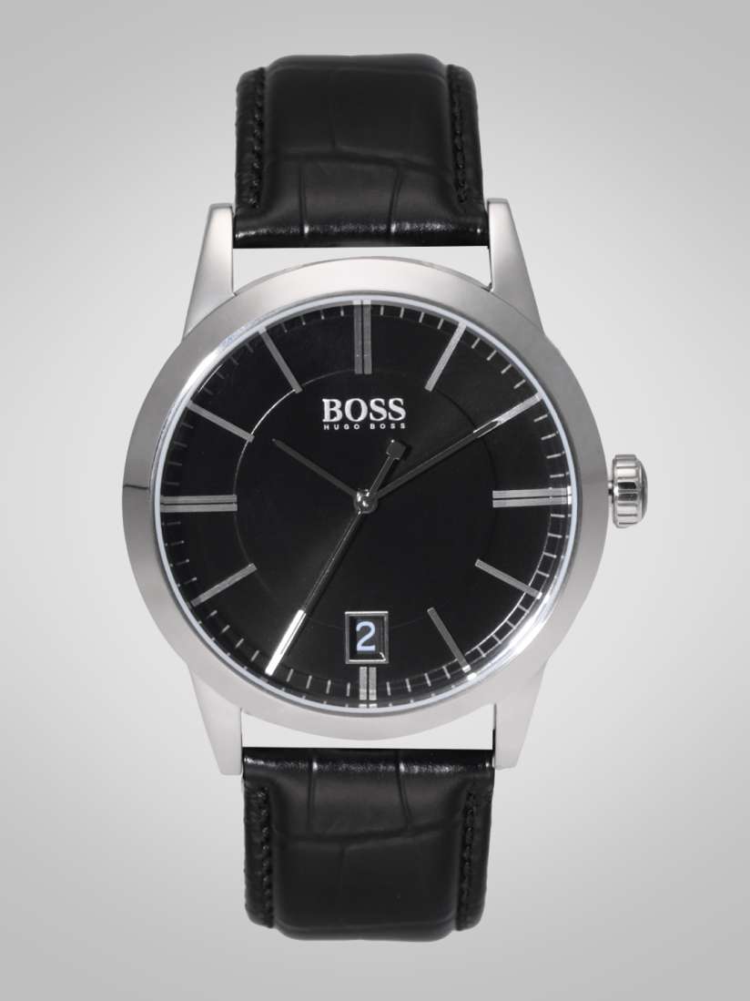 Buy Hugo Boss Men Black Analogue Watch 1513129 Watches for Men 2429422 Myntra