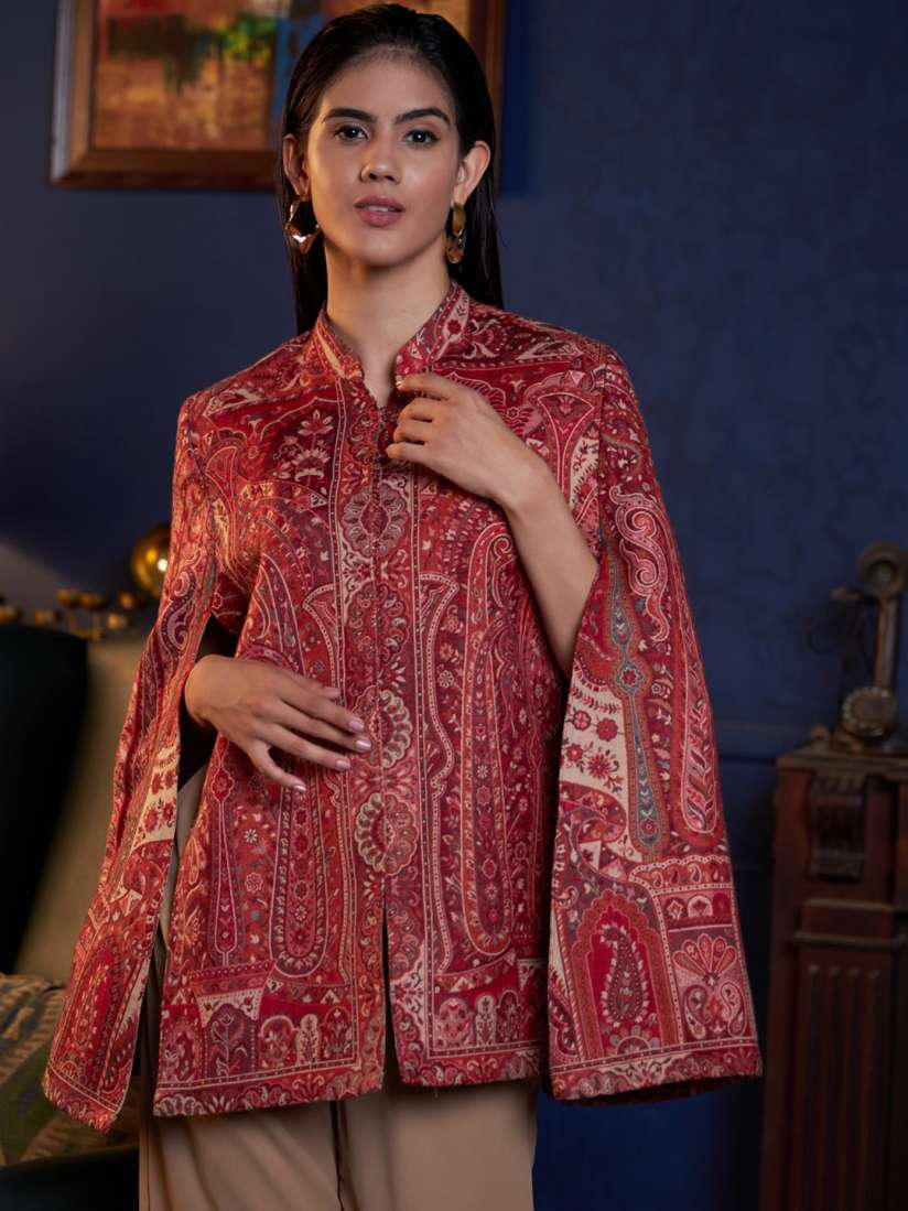 Ethnic cape jacket on sale