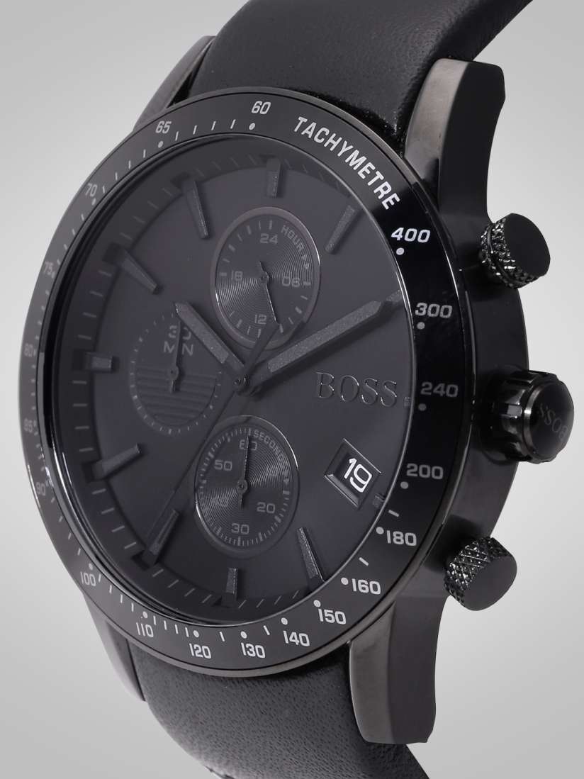 Buy Hugo Boss Men Black Chronograph Analogue Watch 1513456 Watches for Men 2429470 Myntra