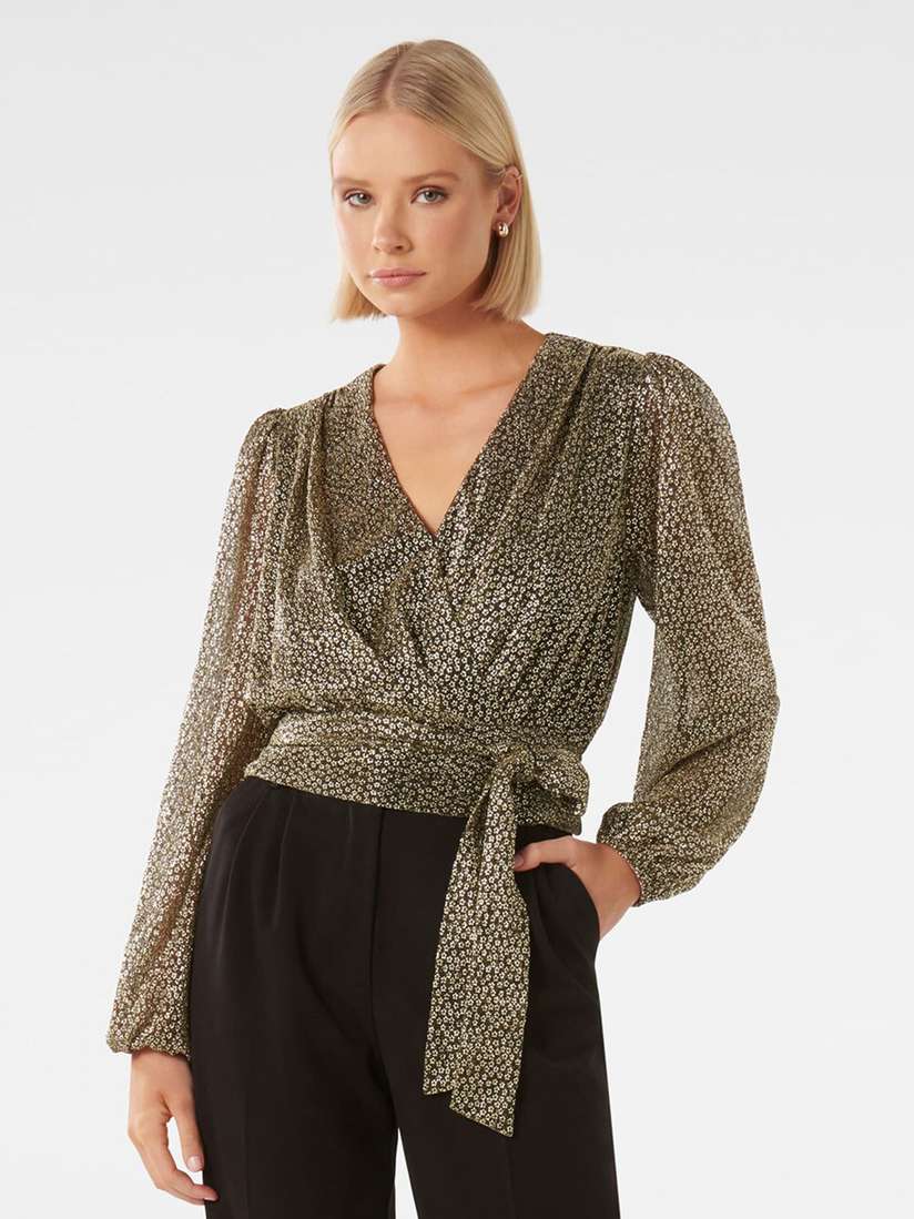 forever new wrap top