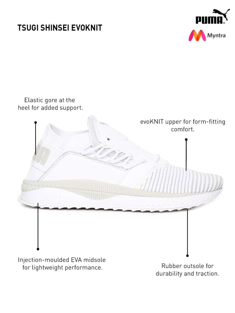 Puma tsugi shinsei evoknit white deals