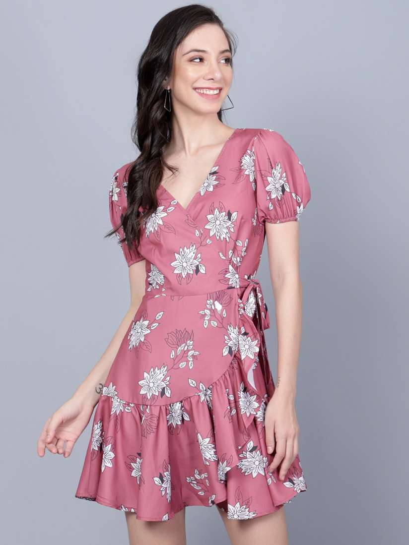 Floral print dresses jabong 2025