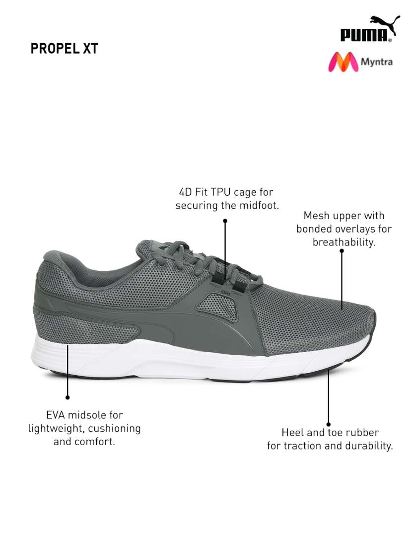 Buy Puma Men Grey Propel XT Training Sports Shoes Sports Shoes for Men 2429759 Myntra