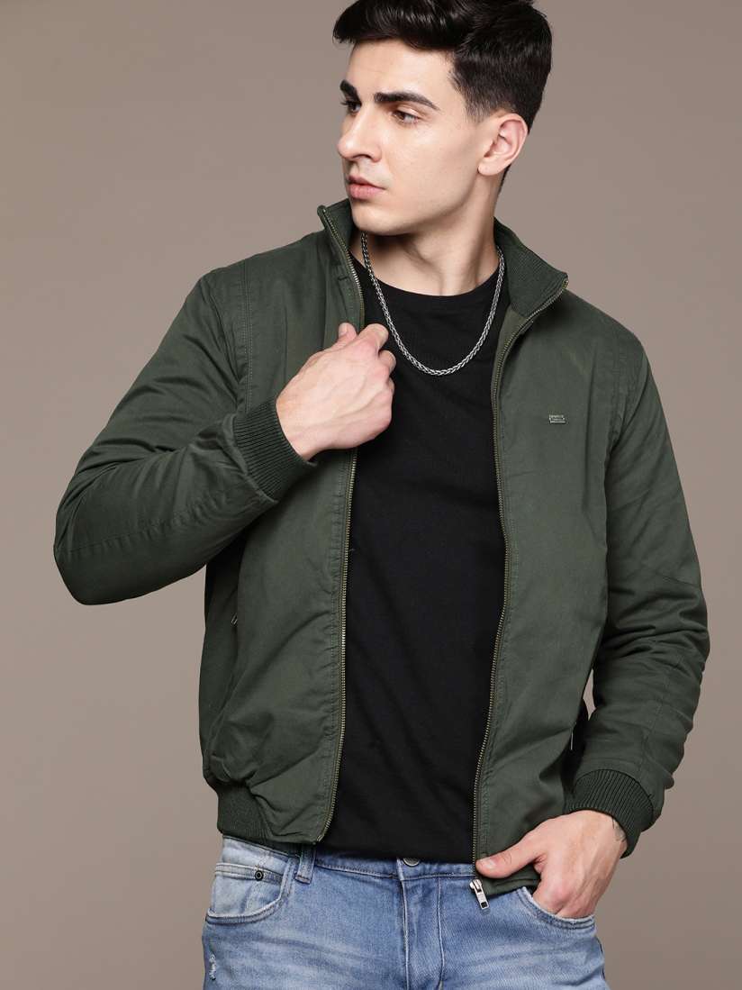 Mens cotton bomber jacket shop