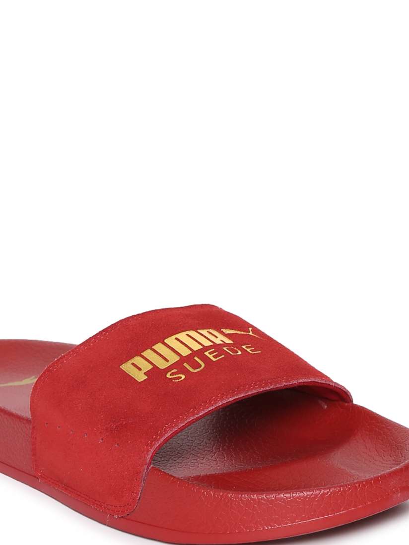 Buy Puma Men Red Leadcat Suede Slides Flip Flops for Men 2429899 Myntra