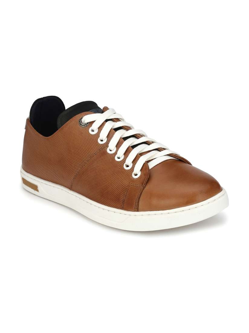 Buy Alberto Torresi Men Tan Leather Sneakers Casual Shoes for Men 2430038 Myntra