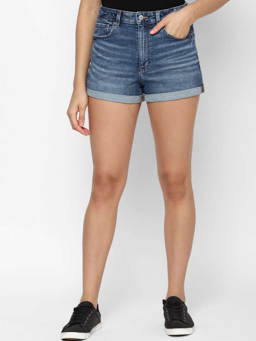 Jean shorts womens american eagle clearance