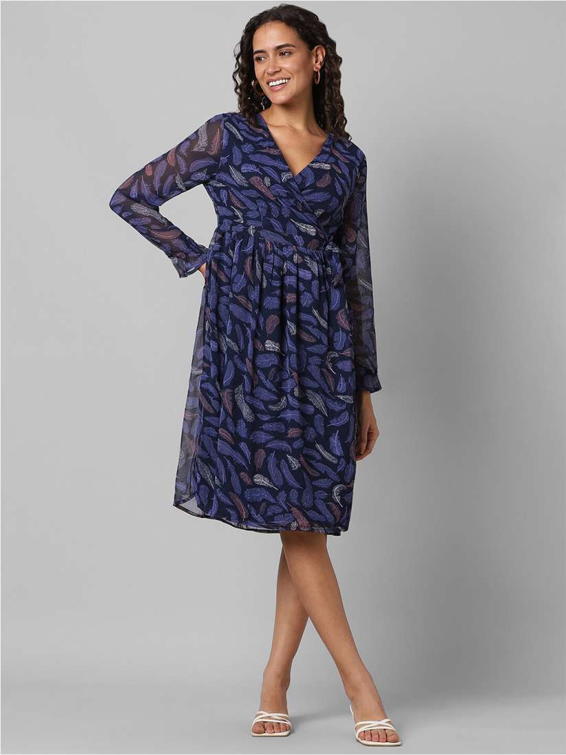 Knee length dresses myntra outlet